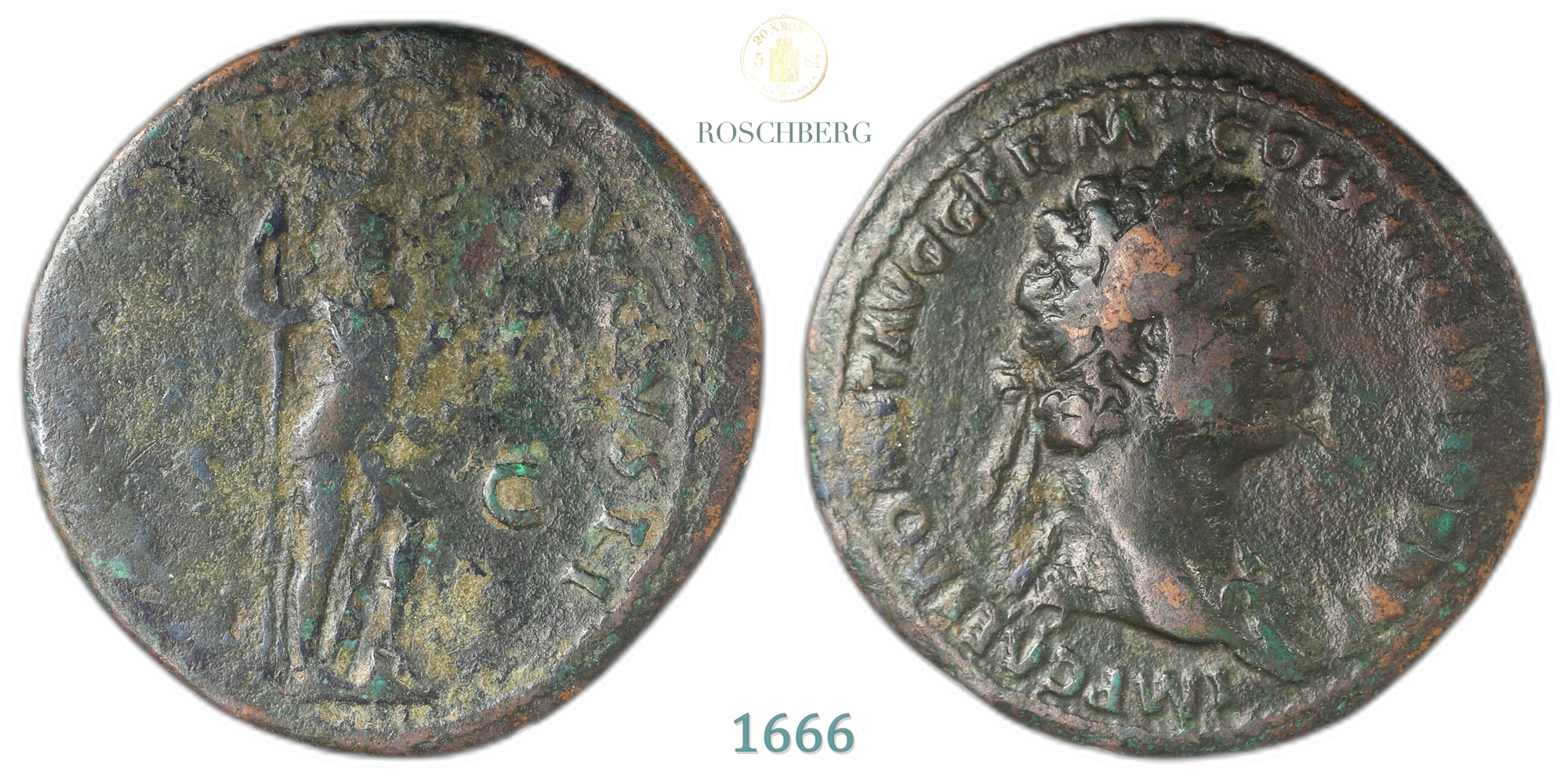 Roman Empire As 81-96 Domitian Kv: VF, Deposits