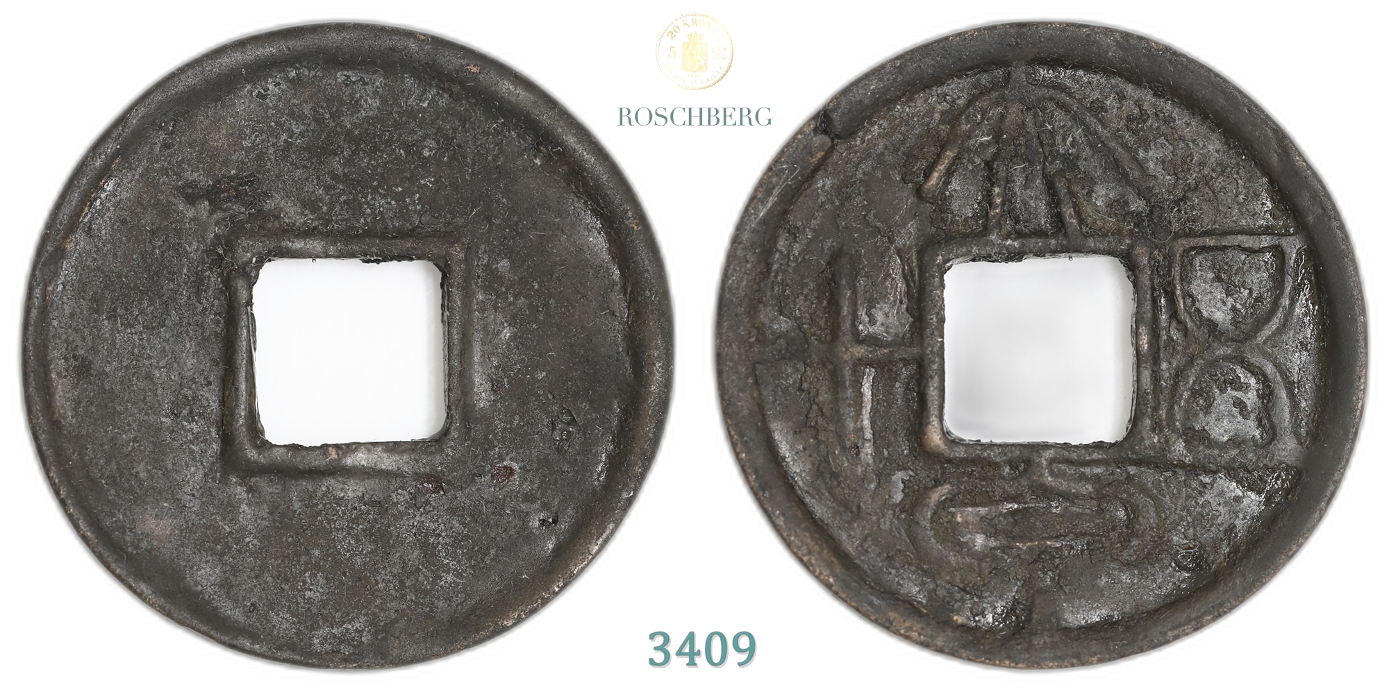 China, Wang Mang 50 Cash AD7-23 Hartill 9.1 Kv: VF