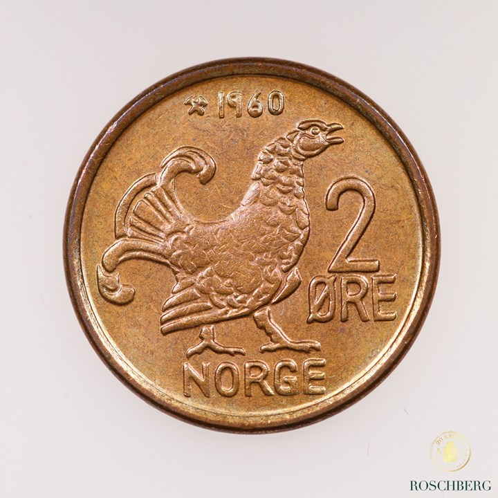 Norge 2 Øre 1960 Kv 0