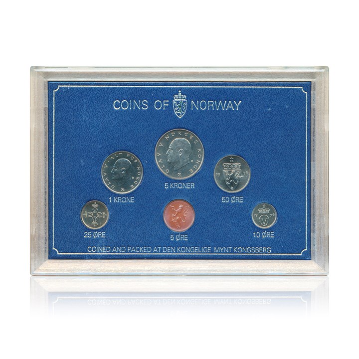 Myntsett 1976 Hardplast