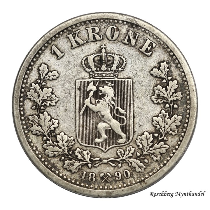 1 Krone 1890 Kv 1