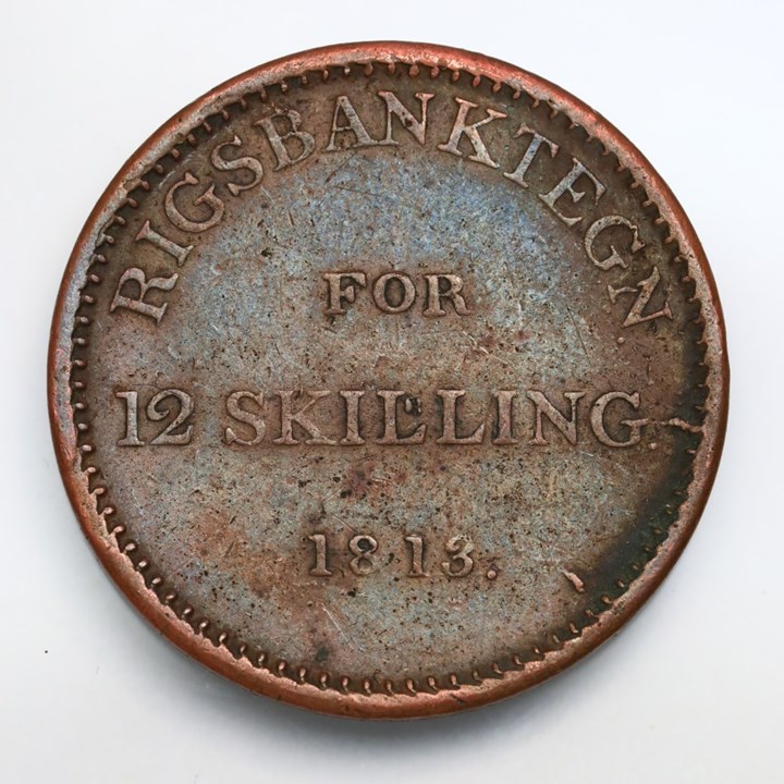Danmark 12 Skilling 1813 Kv 1+