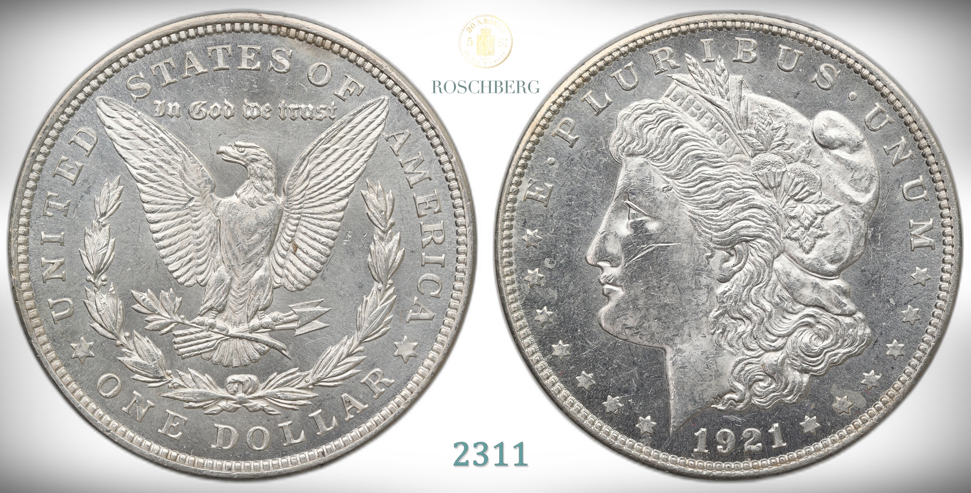 USA Dollar 1921  Kv: 0/01 (UNC), Prooflike