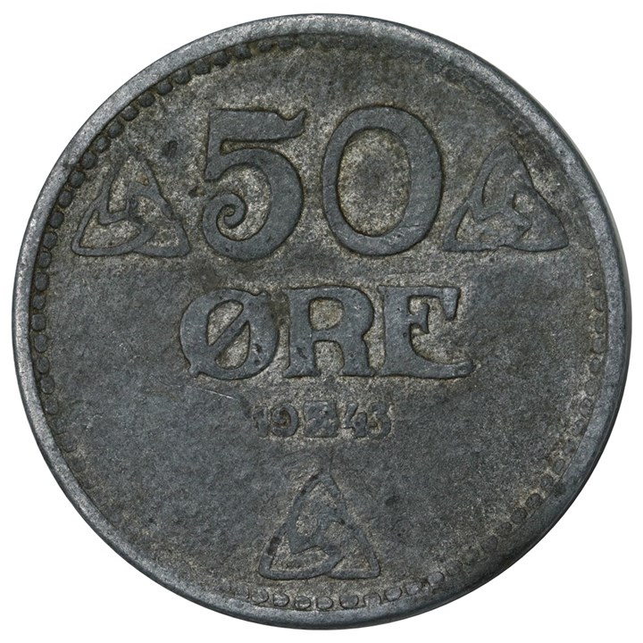 50 Øre 1943 Kv 1