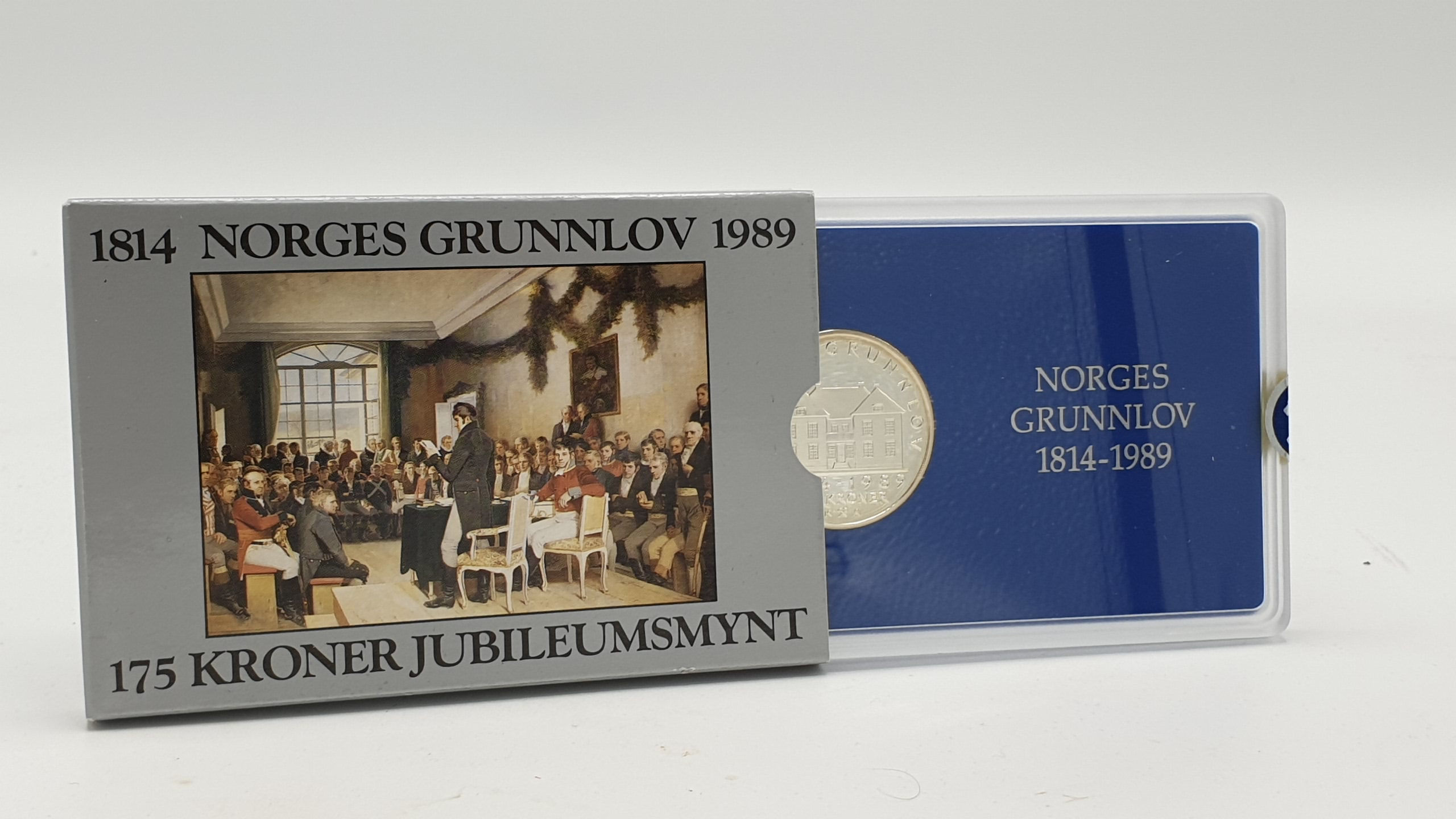 175 Kroner 1989 Speilglans i kassett