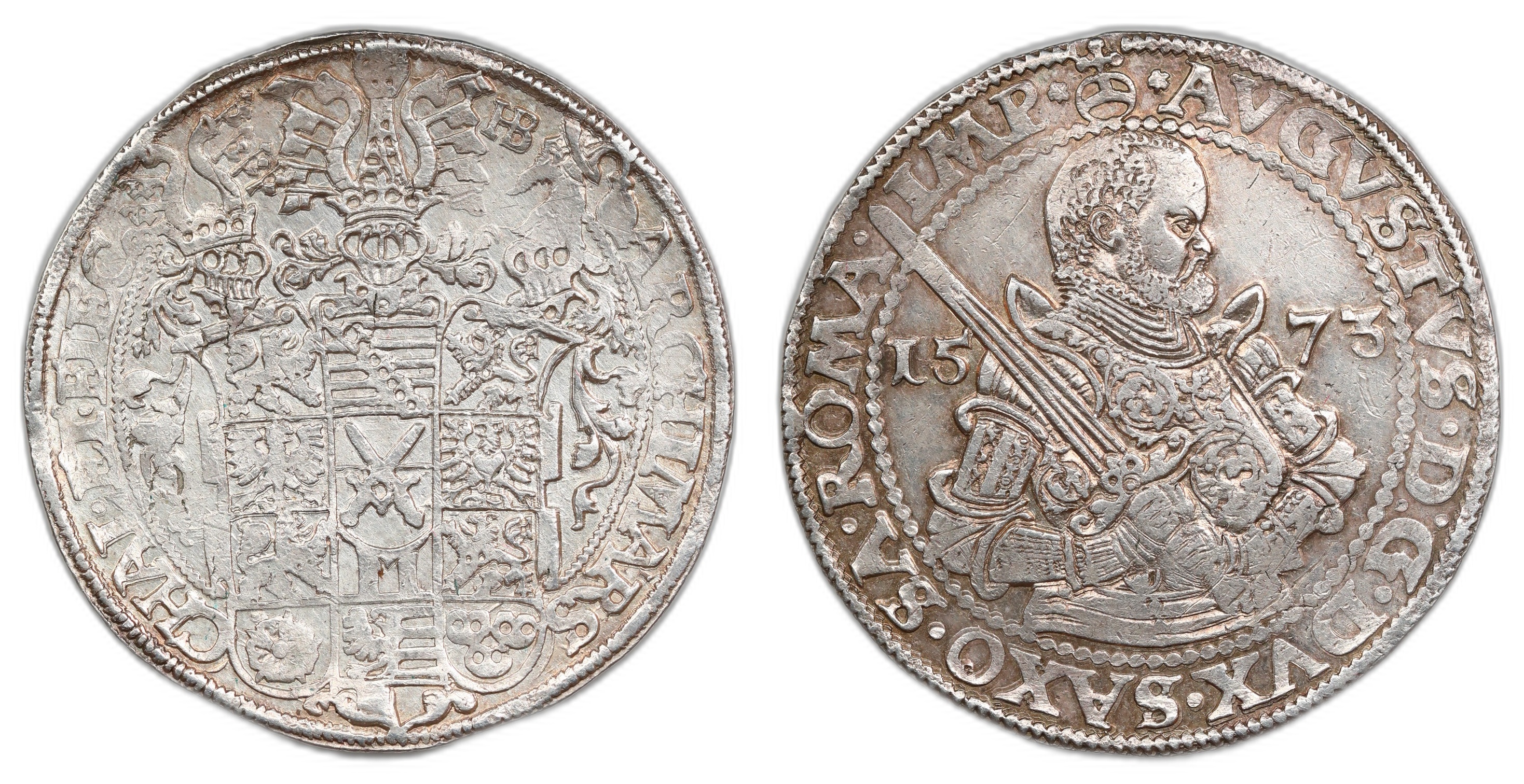 Germany - Saxony Thaler 1573 Kv: AU