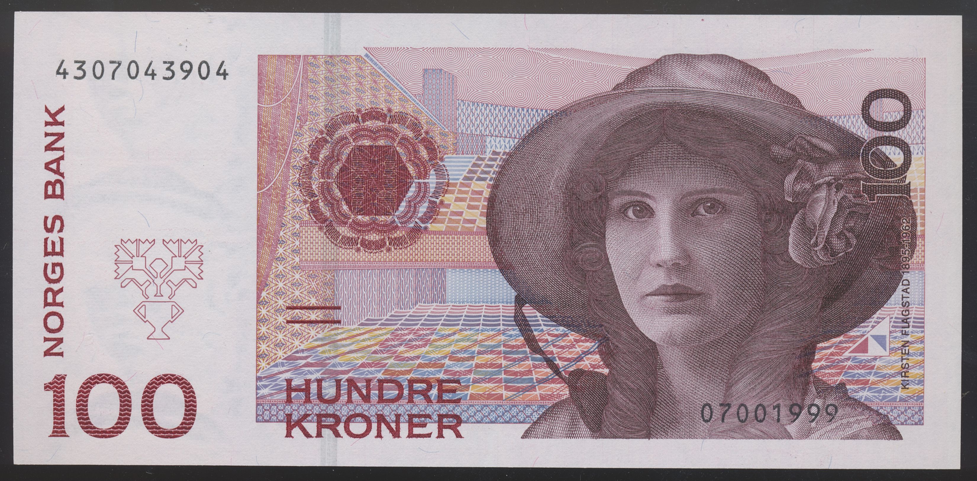 100 Kroner 1999 Kv 0