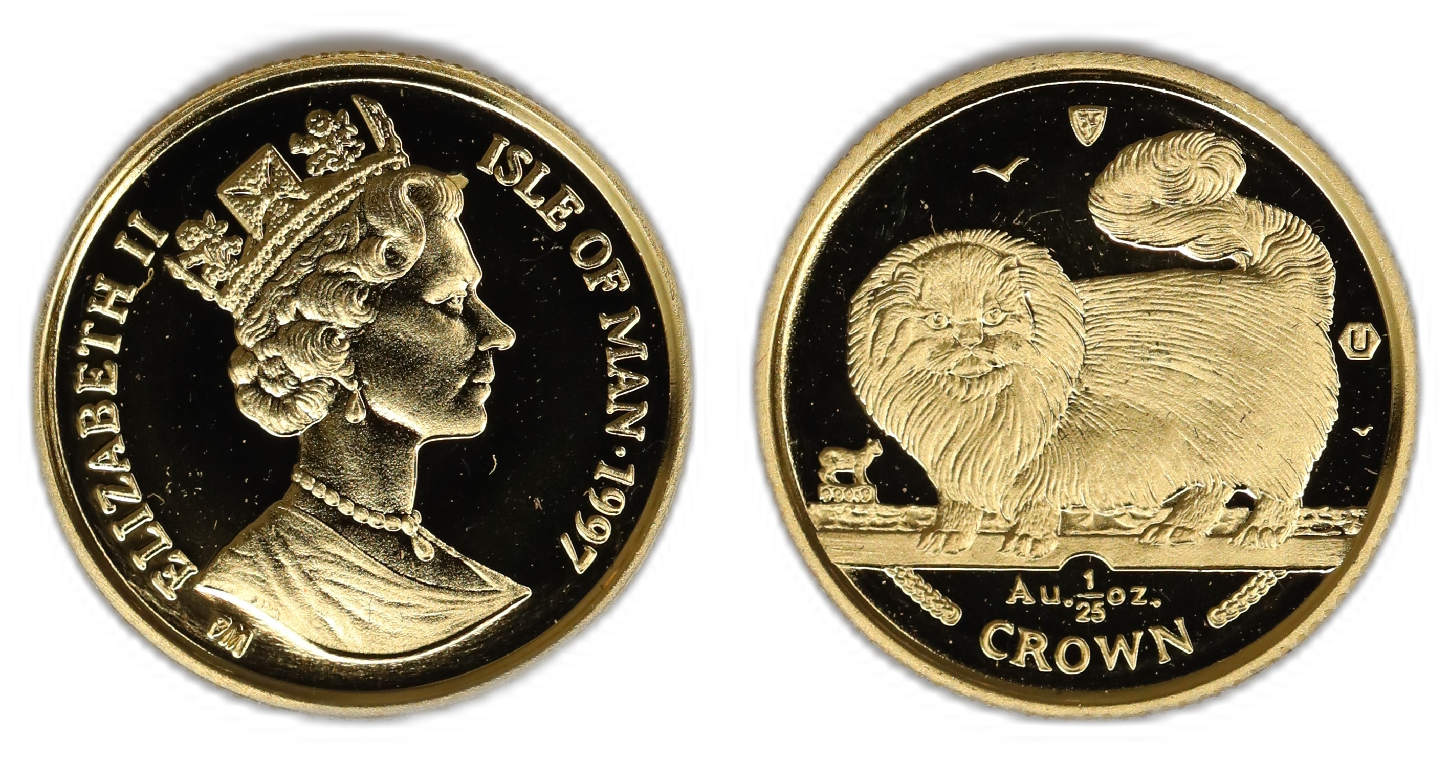 Isle of Man 1/25 Crown 1997 1/25 Oz Kv: Proof
