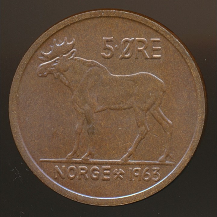 5 Øre 1963 Kv 0