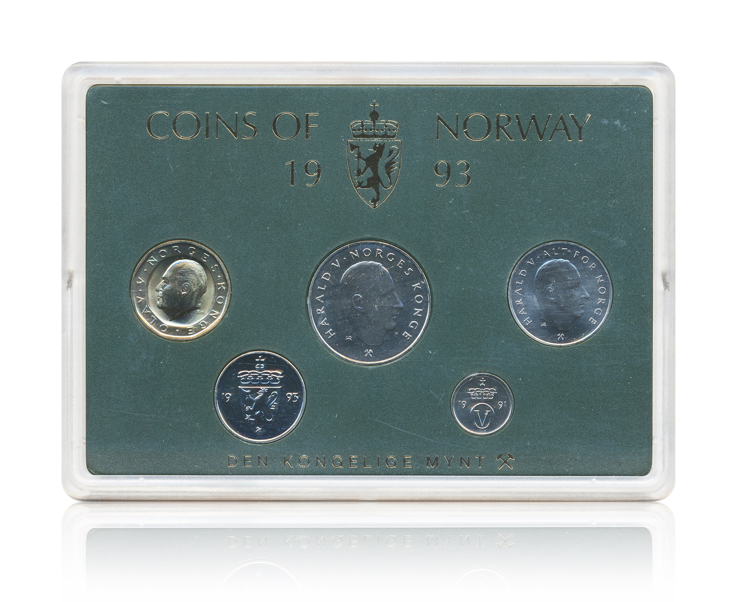 Myntsett 1993 Hardplast