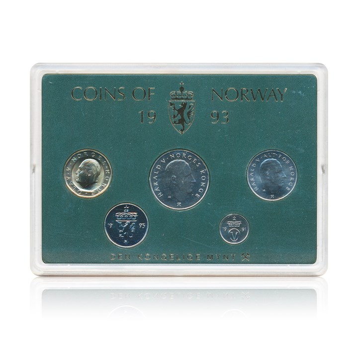 Myntsett 1993 Hardplast