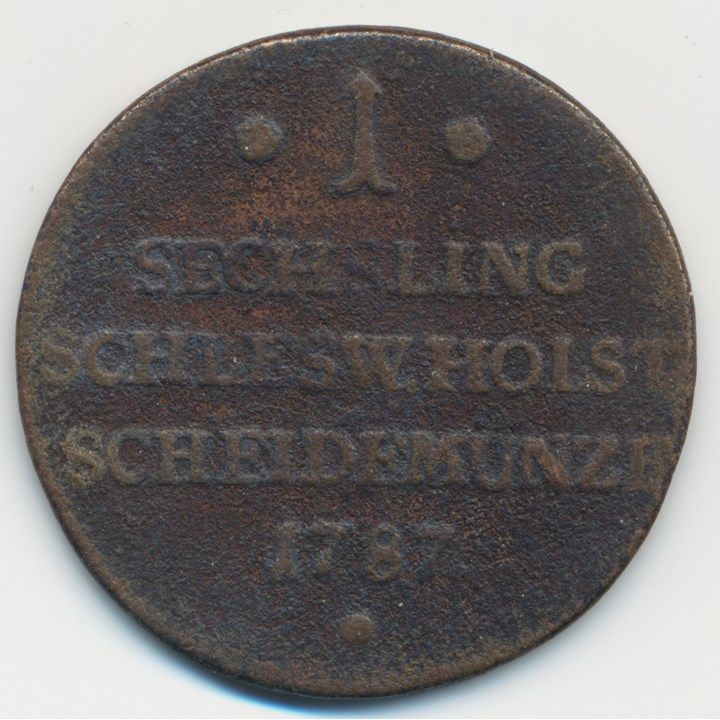 Schleswig Holstein 1 Sechsling 1787 Kv 1