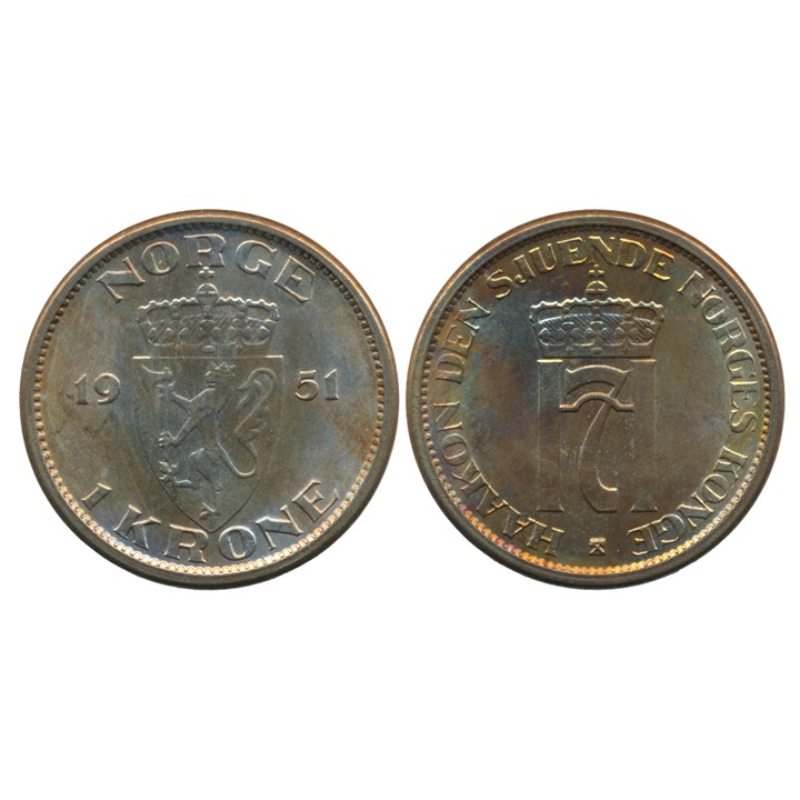 1 Krone 1951 Kv 0