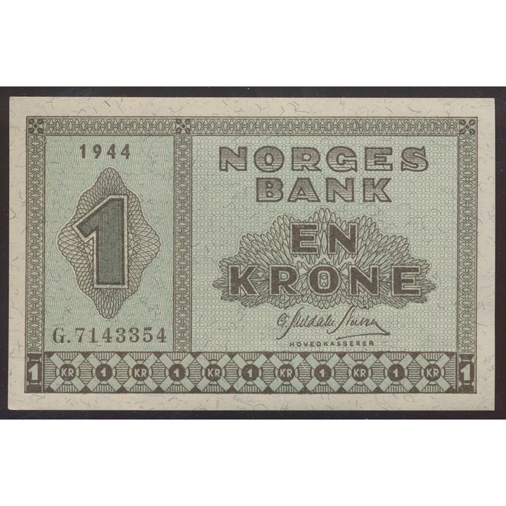 1 Krone 1944 G Kv 0/01