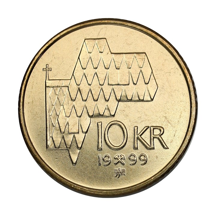 10 Kroner 1999 Kv 0