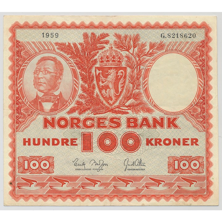 100 Kroner 1960 G Kv 1