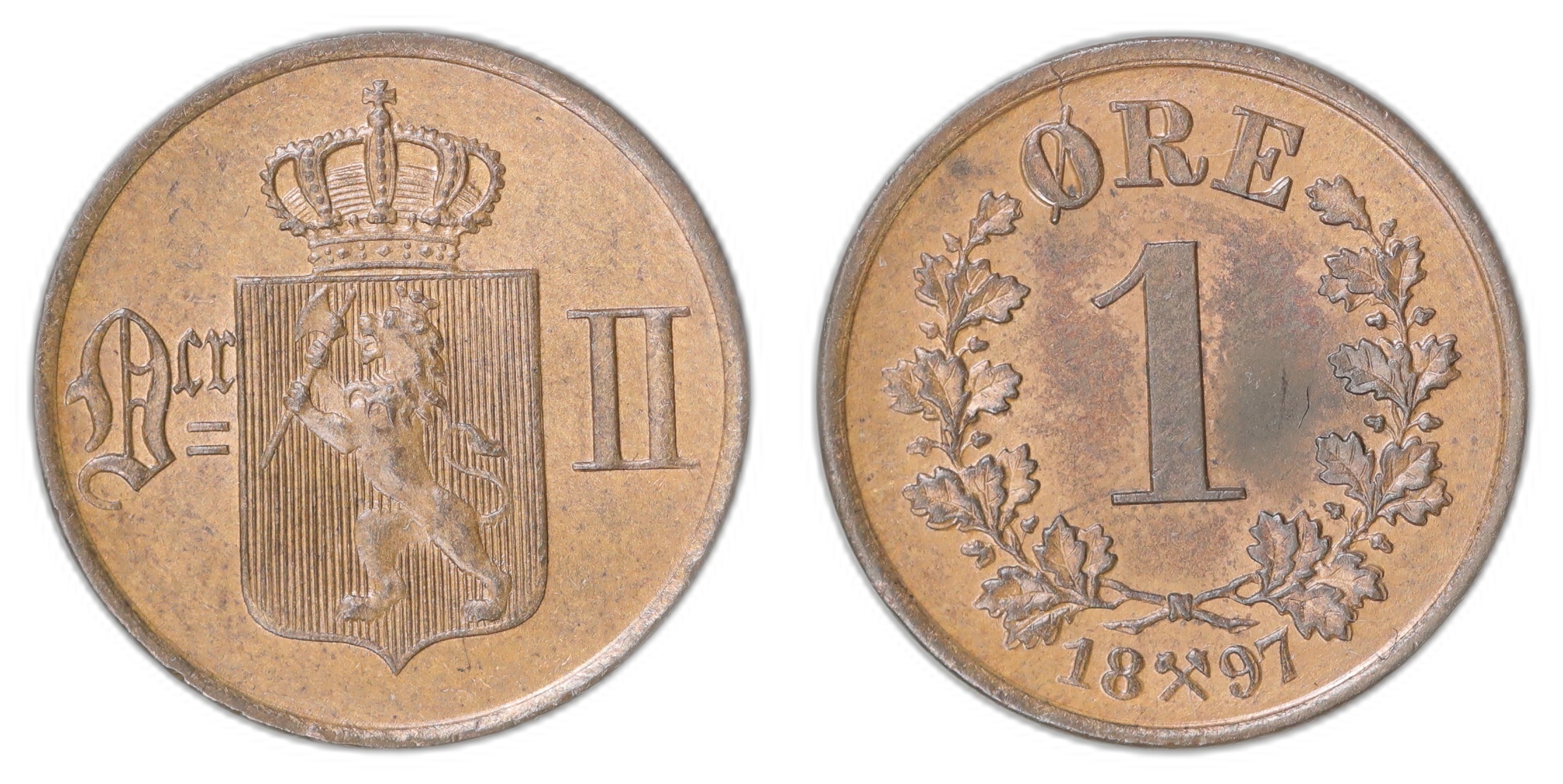 Norge 1 Øre 1897 Kv: 0