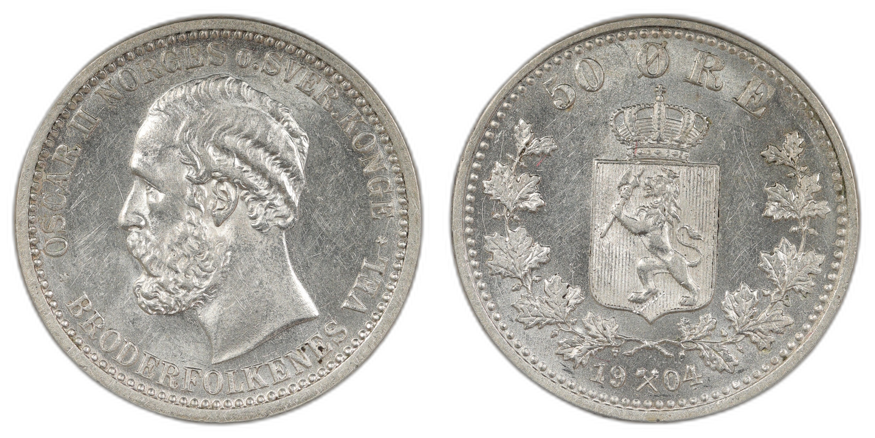 50 Øre 1904 Kv 0/01