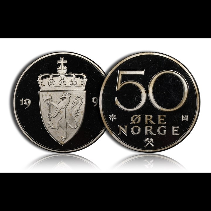 50 Øre 1994 Kv Proof