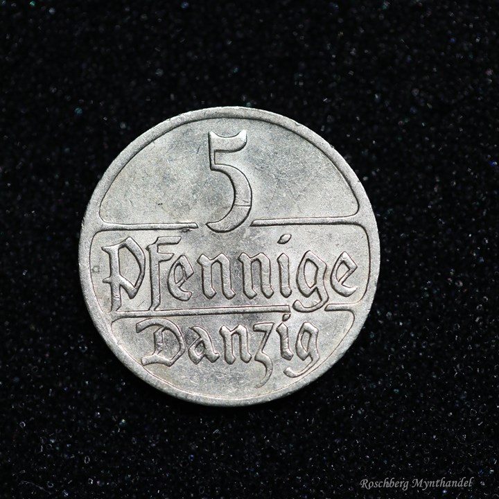 Danzig 5 Pfennig 1928 Kv 01