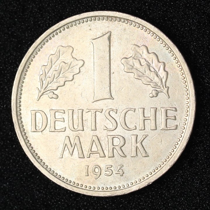 Tyskland 1 Mark 1954 G Kv 01