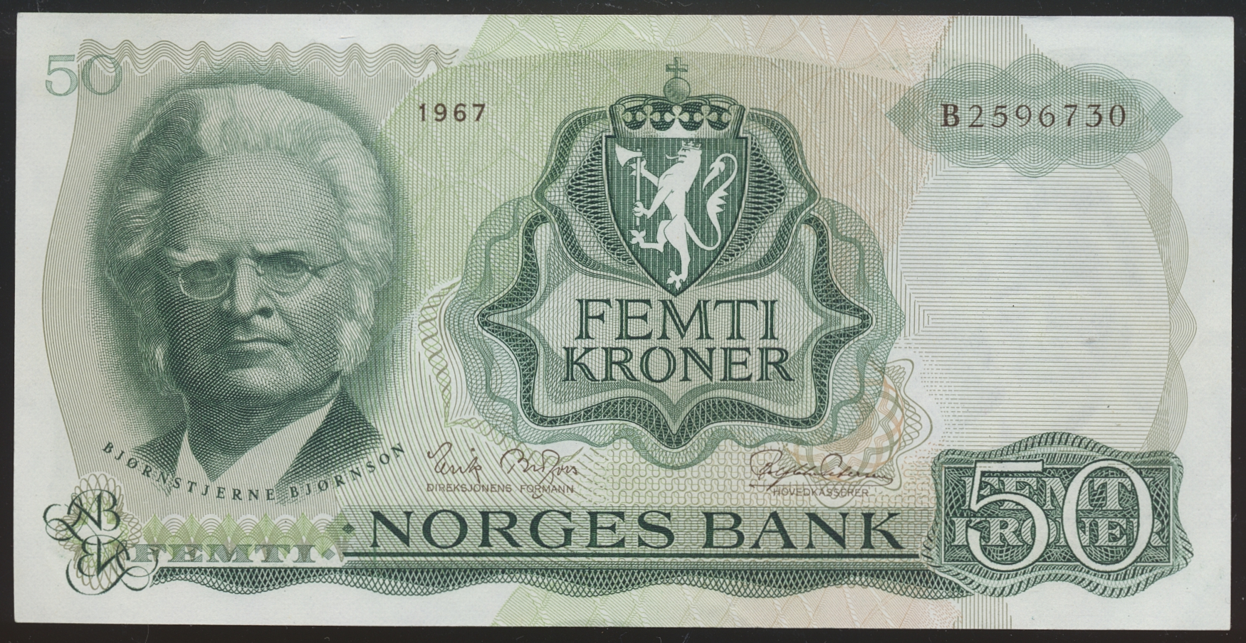 50 Kroner 1967 B Kv 01
