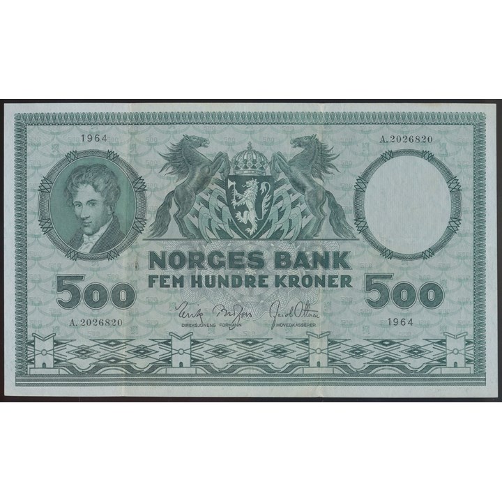 500 Kroner 1964 A Kv 1+