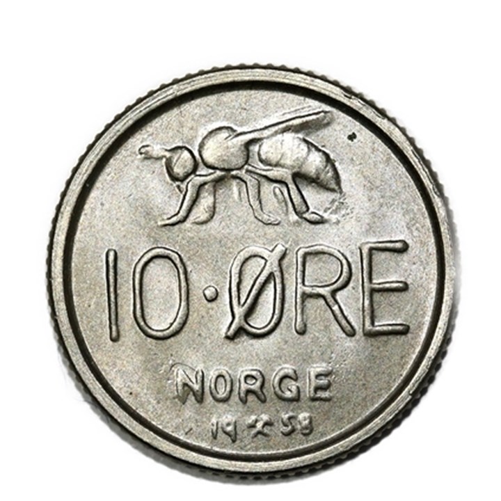 10 Øre 1958 Kv 0