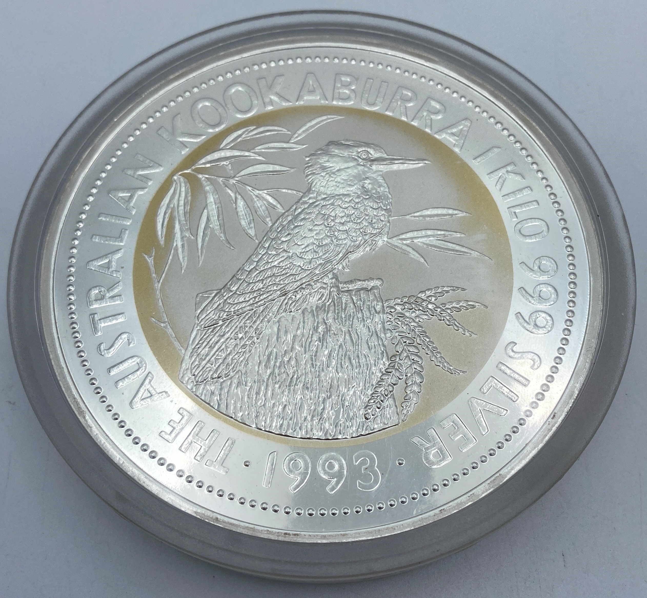 Australia Kookaburra 1 Kilo 999 Sølv UNC Tilfeldig årstall
