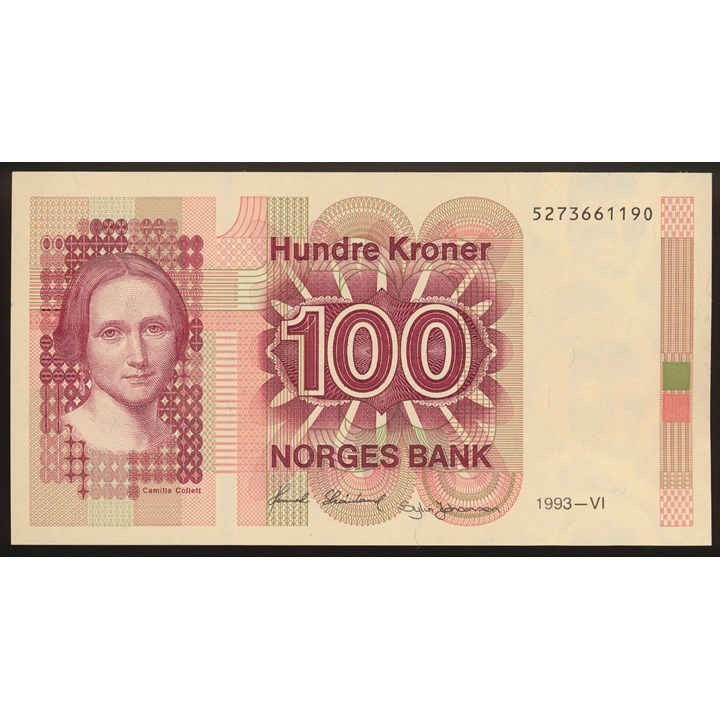 100 Kroner 1993 Kv 0