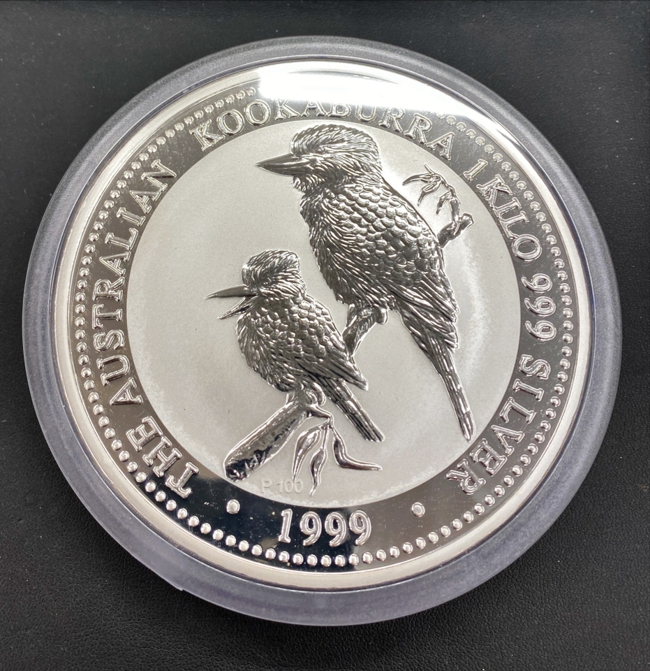 Australia Kookaburra 1999 1 Kilo 999 Sølv UNC