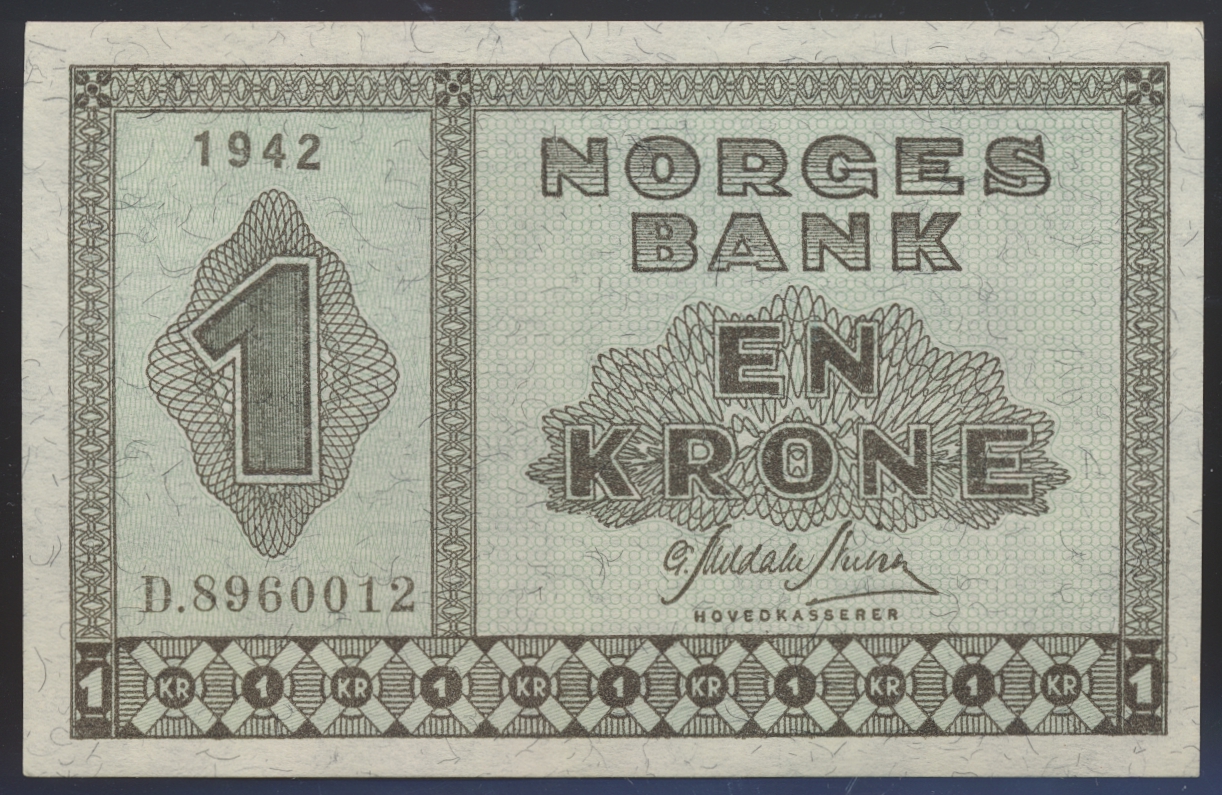 1 Krone 1942 D Kv 01