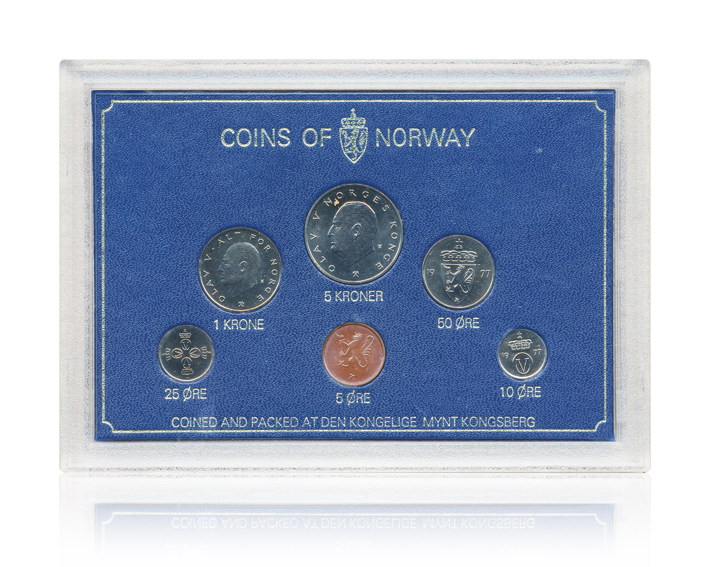 Myntsett 1977 Hardplast