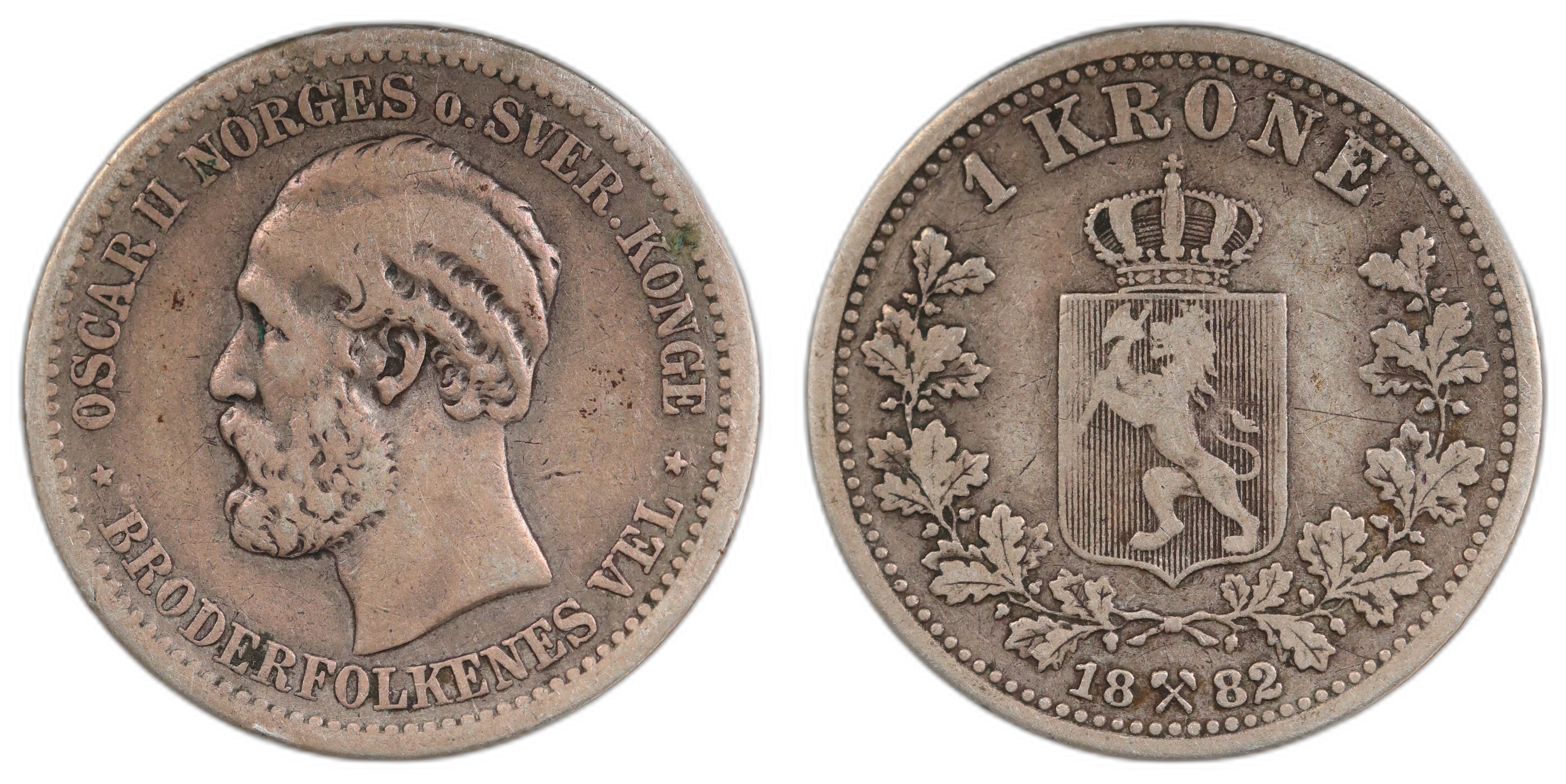 Norge 1 Krone 1882 Kv 1