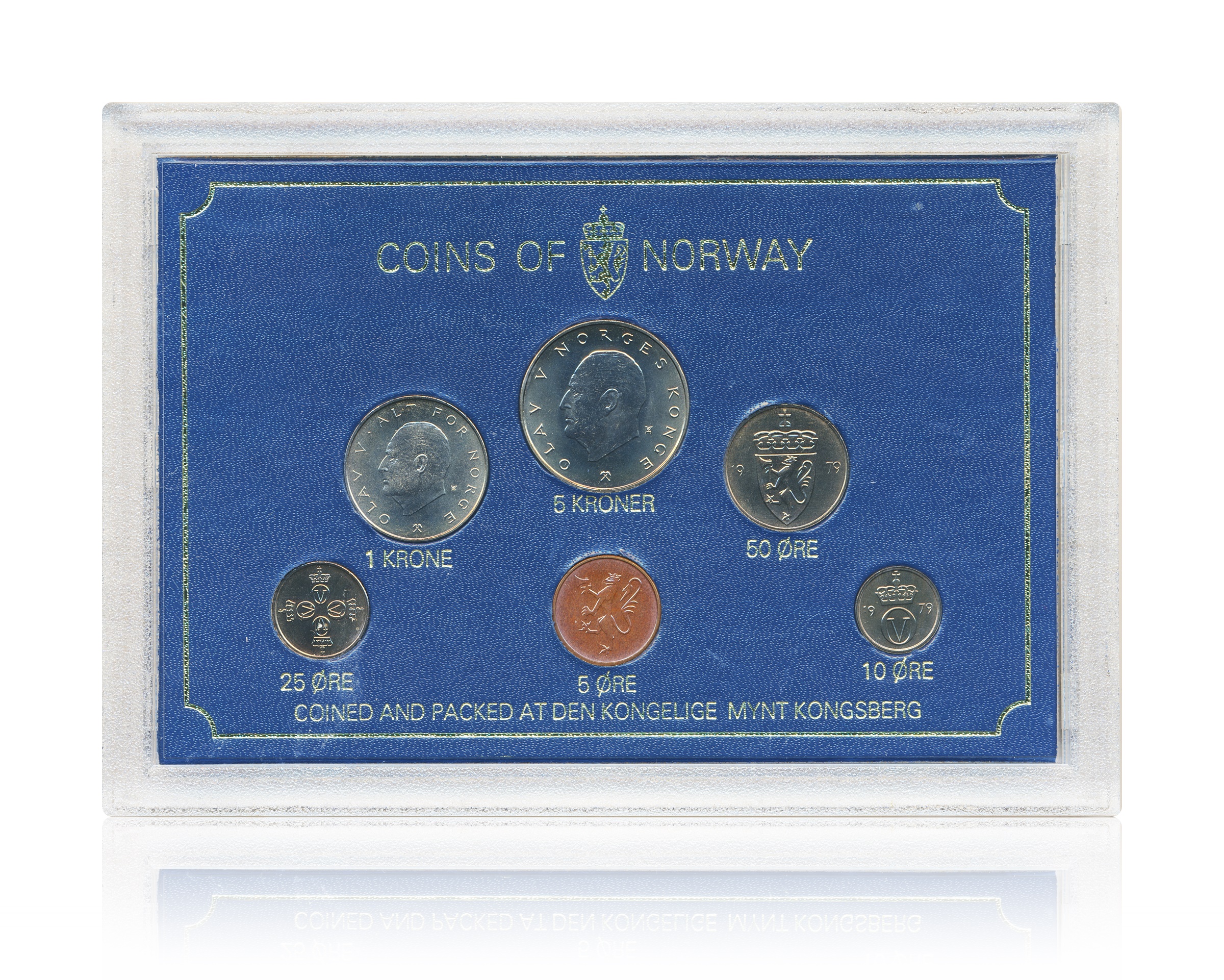 Myntsett 1979 Hardplast