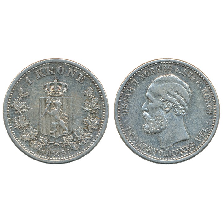 1 Krone 1897 Kv 1+