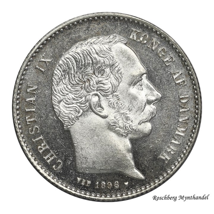 Danmark 1 Krone 1898 Kv 0, vakker