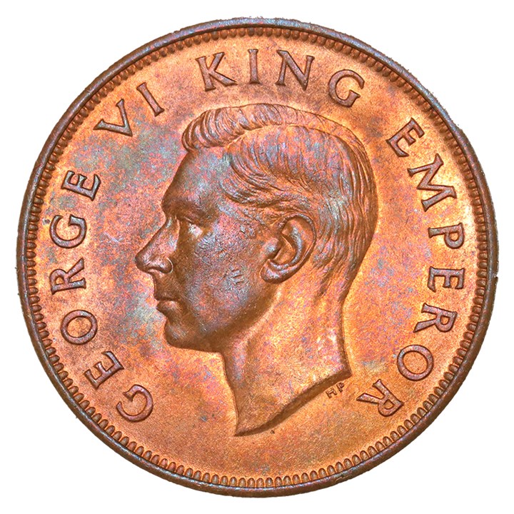 New Zealand Penny 1946 UNC