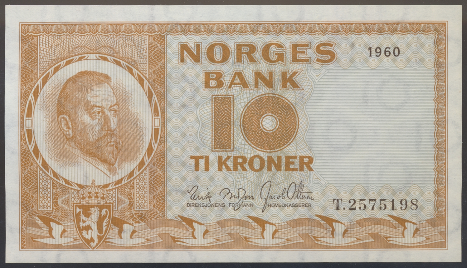 10 Kroner 1960 T Kv 0
