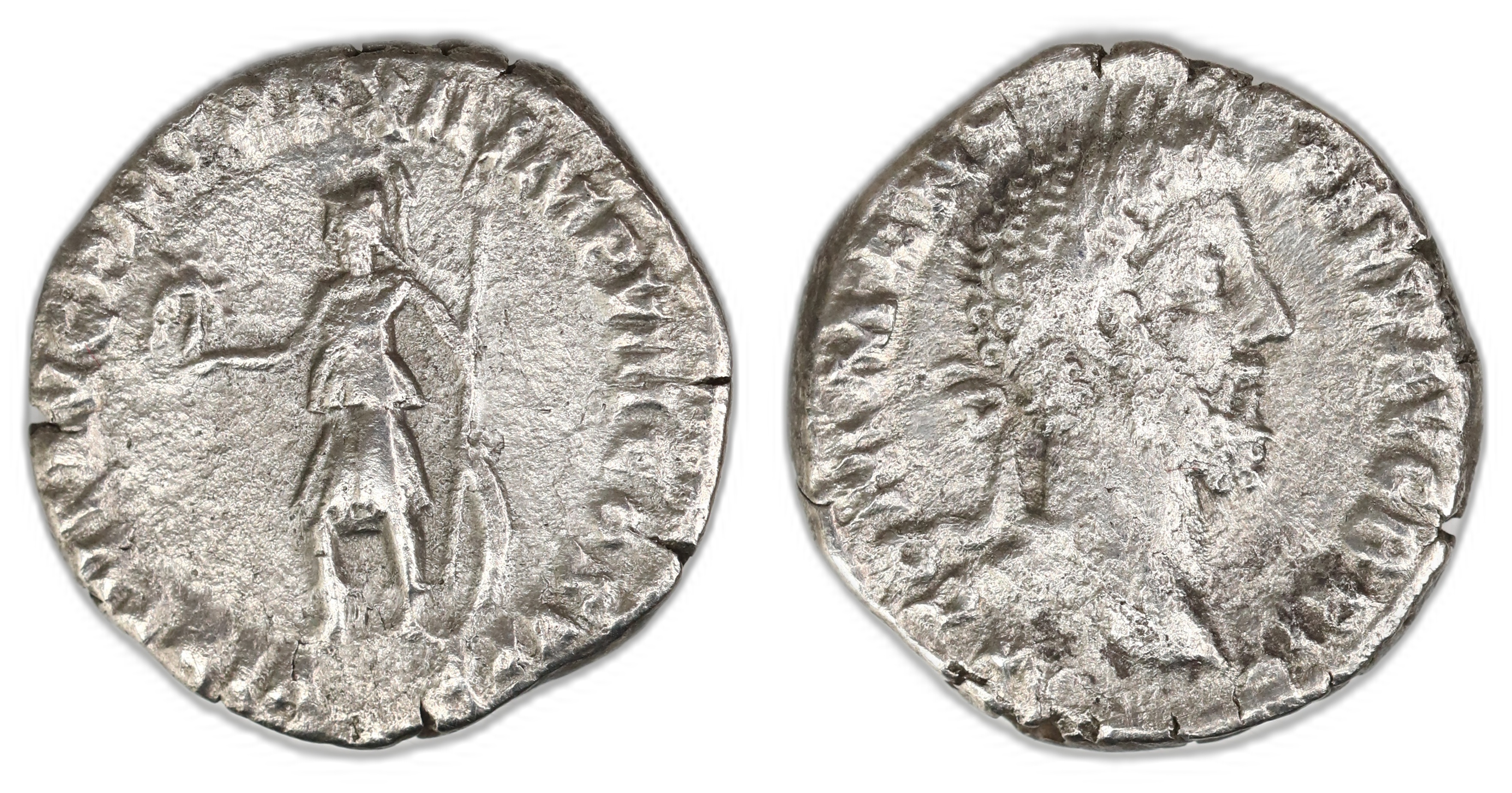 Commodus AR Denar 186-187 VF 