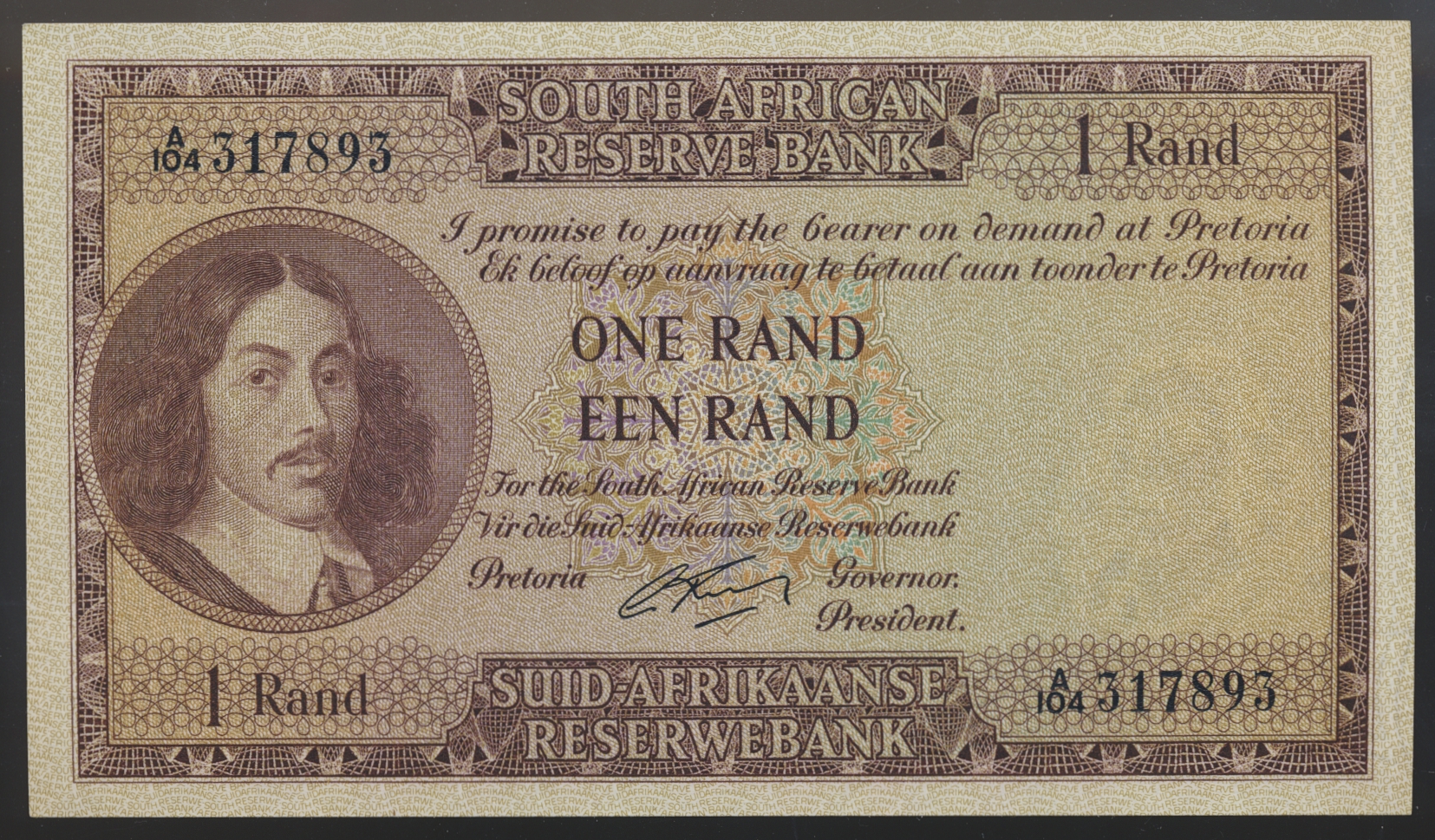 South-Africa 1 Rand ND (1962-65) P. 102 b Kv 0 (UNC)