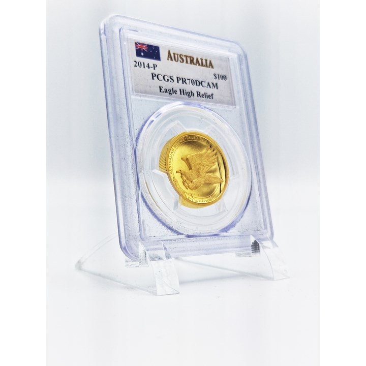 Australia $100 Wedge-tailed Eagle 2014-P PCGS PR70DCAM