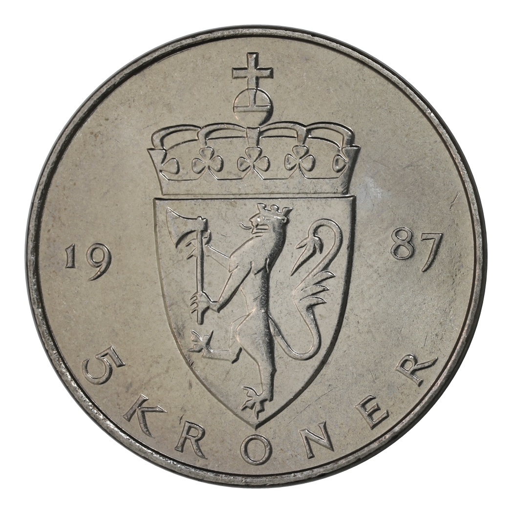 5 Kroner 1987 Kv 0