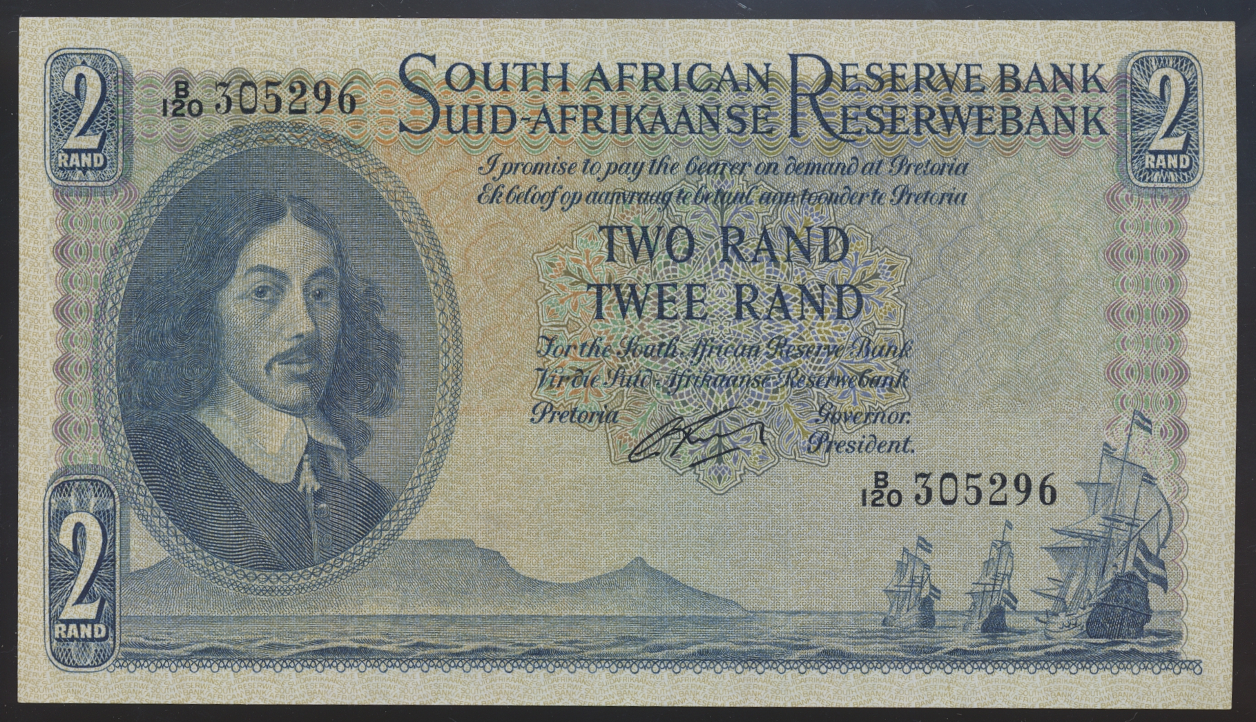 South-Africa 2 Rand ND (1962-65) P. 104 b Kv g01 (AU)