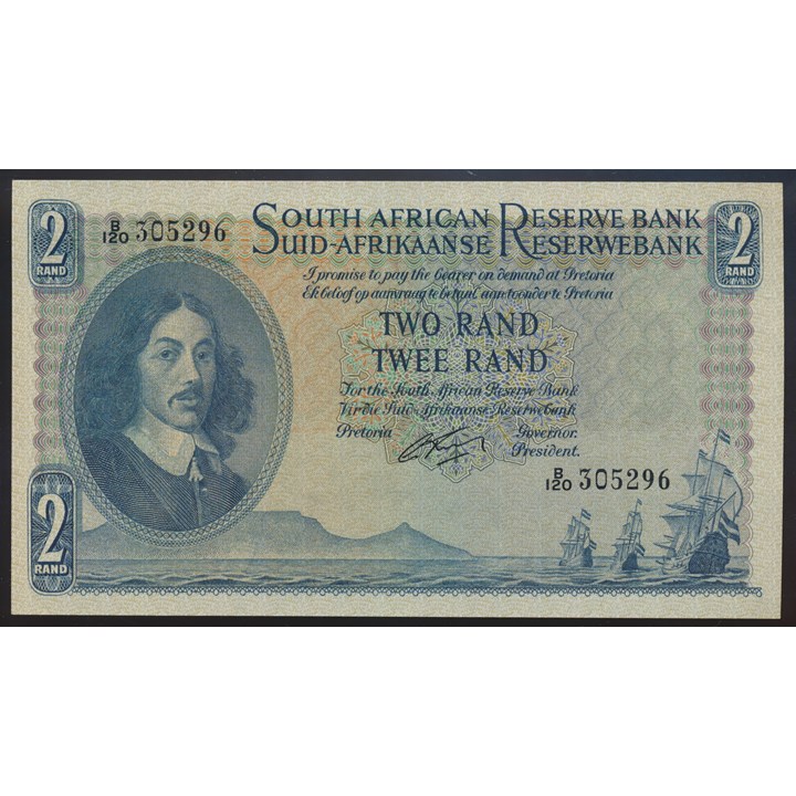South-Africa 2 Rand ND (1962-65) P. 104 b Kv g01 (AU)