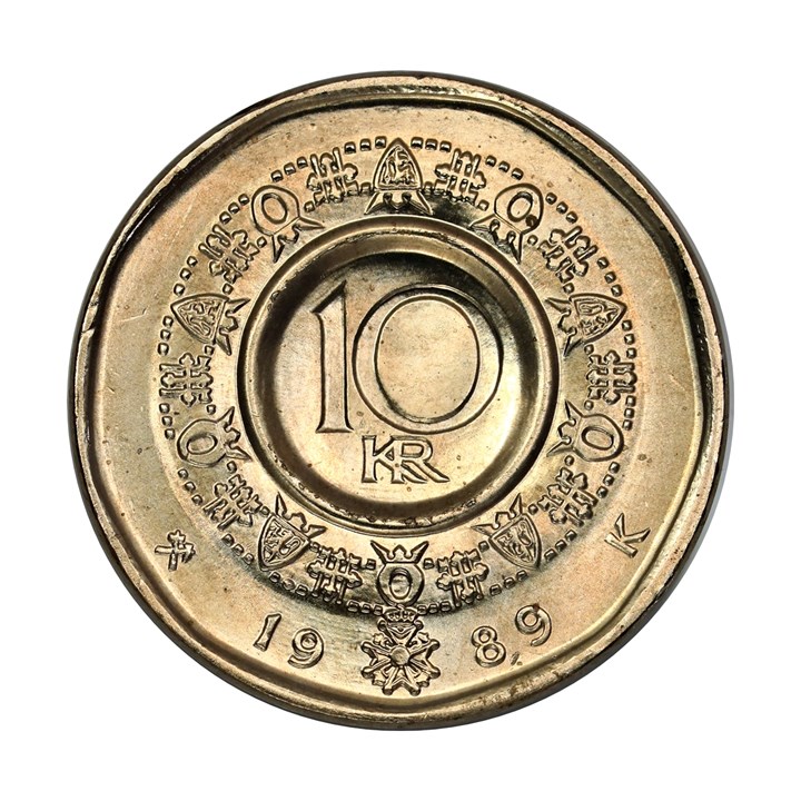 10 Kroner 1989 Kv 0