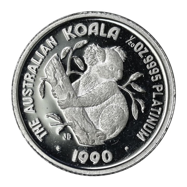 Australia Platinum Koala 1/20 Oz 1990 Proof