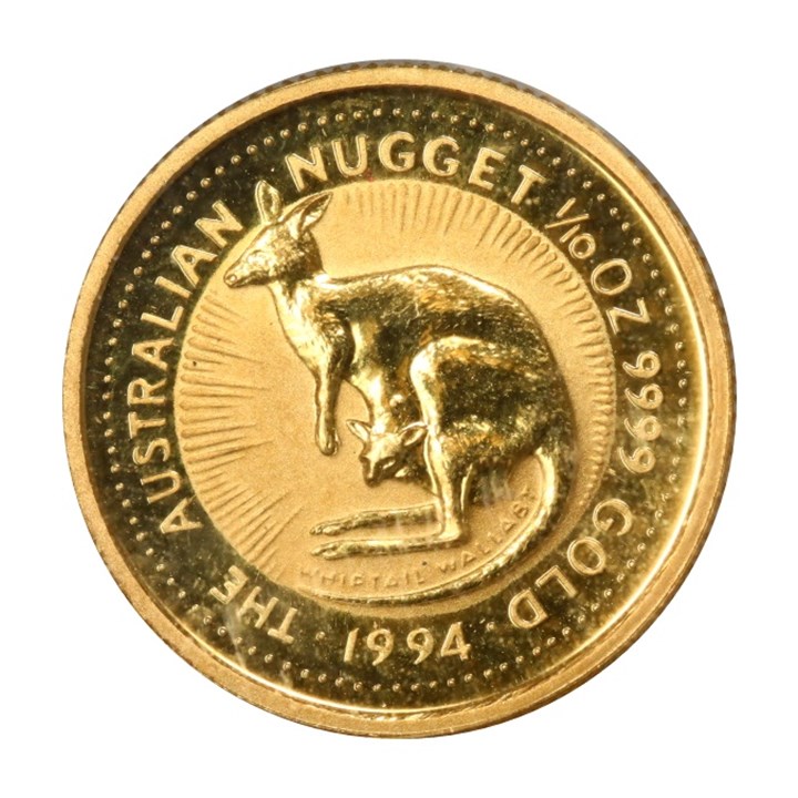 Australia 10 Dollar 1994 1/10 Oz 9999 Gull