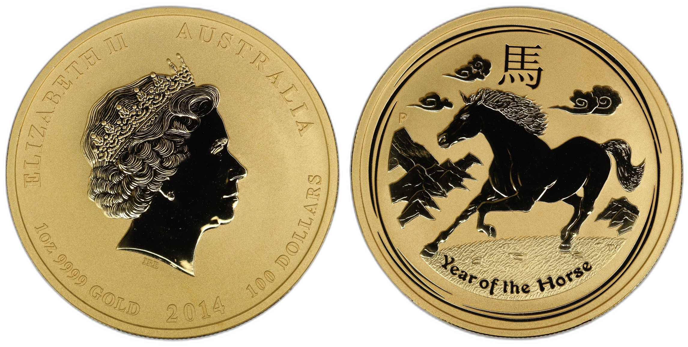 Australia 100 Dollar 2014 1 Oz Kv: BU