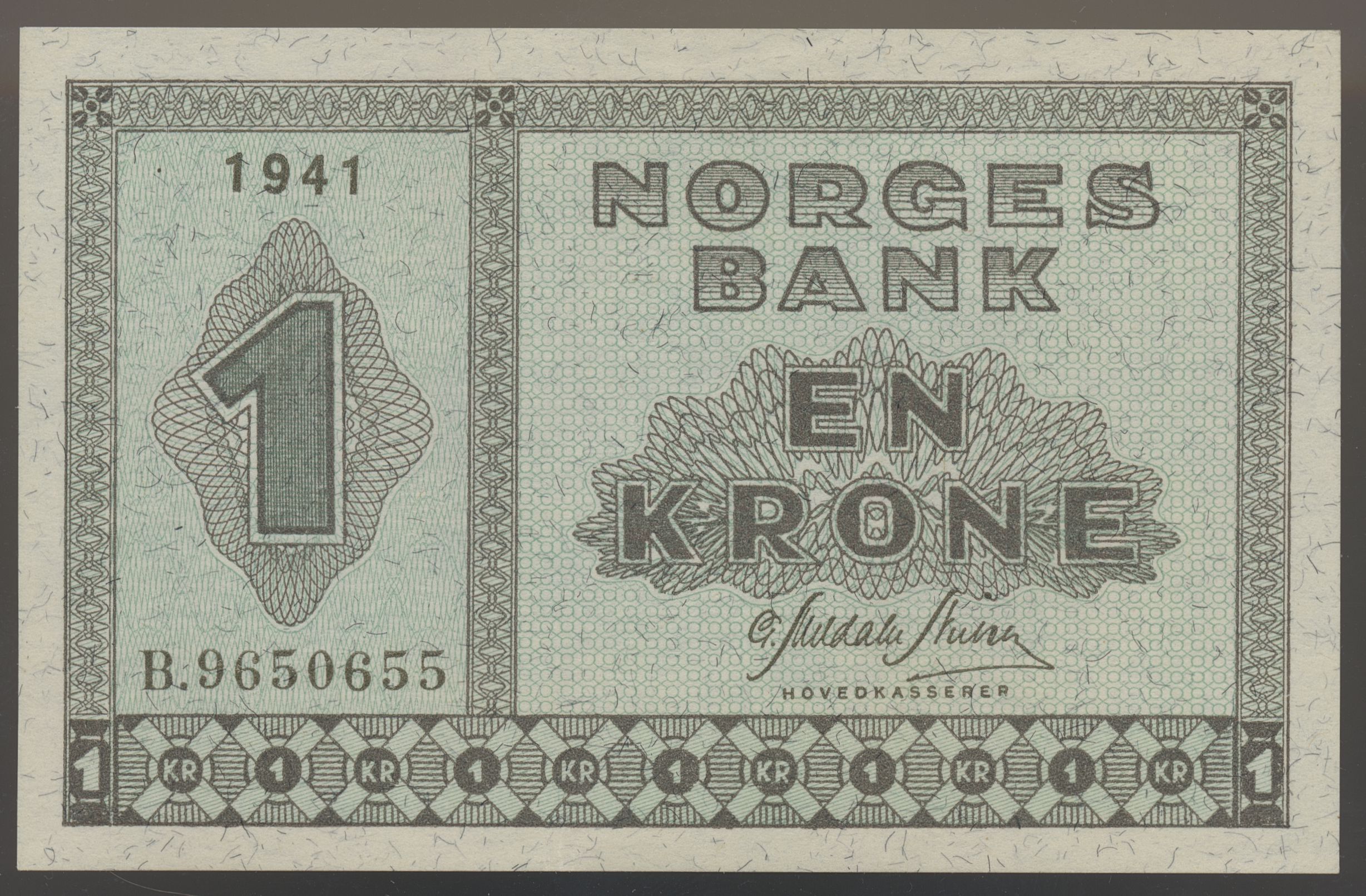 1 Krone 1941 B Kv 0/01